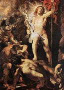 RUBENS, Pieter Pauwel The Resurrection of Christ oil on canvas